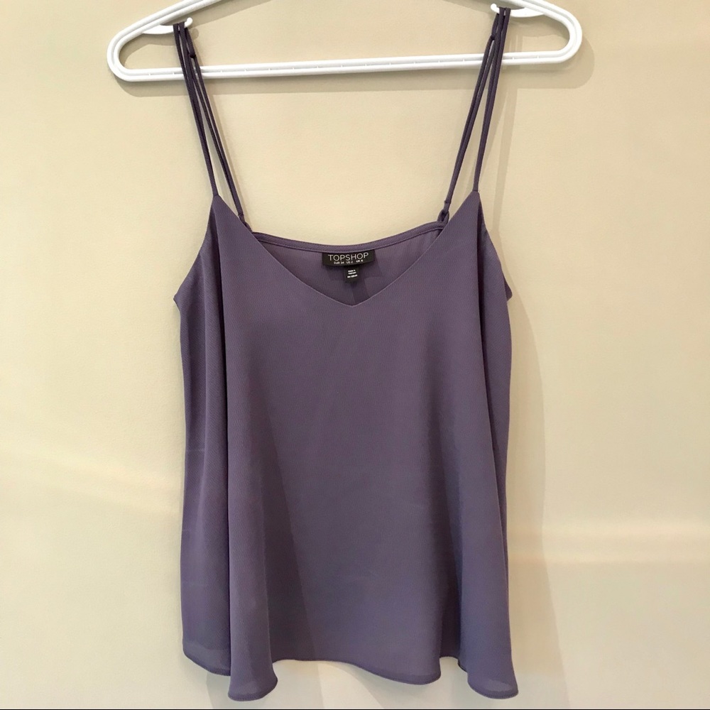 Topshop purple tank